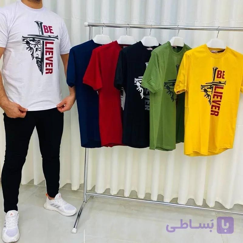 تیشرت های تابستانی مردانه باطرح چاپی درجه یک