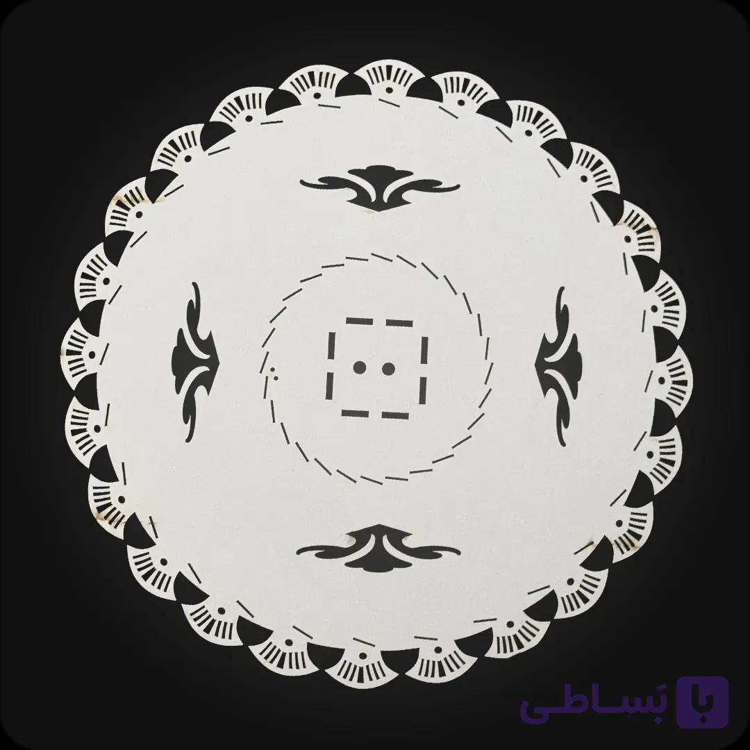 شاسی بک لایت خورشیدی طرح صدف — تصویر 1