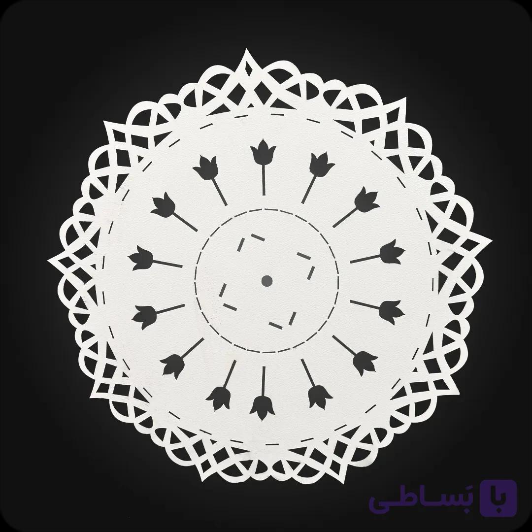 شاسی بک لایت خورشیدی طرح شقایق — تصویر 1