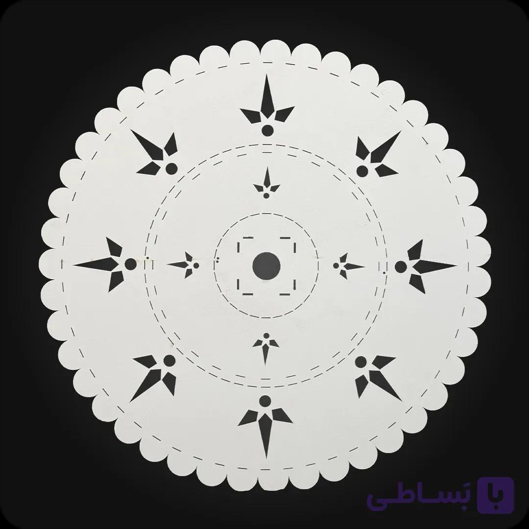 شاسی بک لایت دو لاین گلدار — تصویر 1