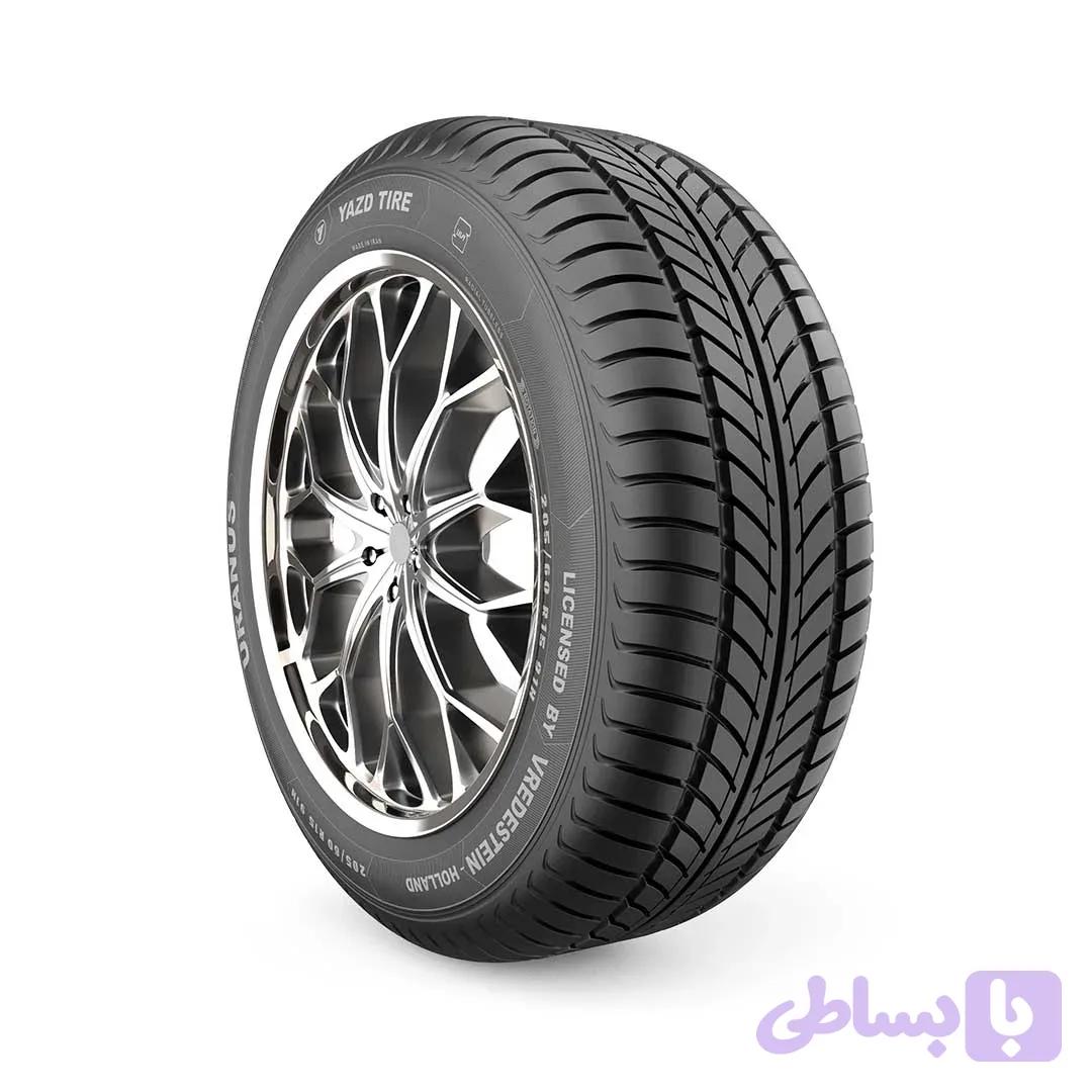 لاستیک یزد تایر سایز 215/55R16 آج Uranus سال 2026 (دو حلقه ای)