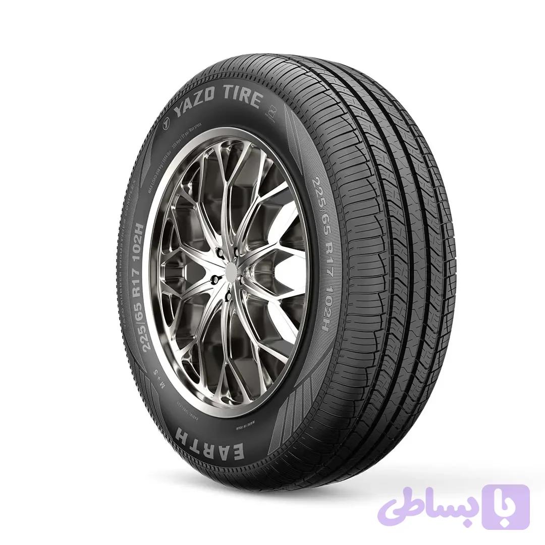 لاستیک یزد تایر سایز 225/65R17 آج Earth سال 2026 (دو حلقه ای)