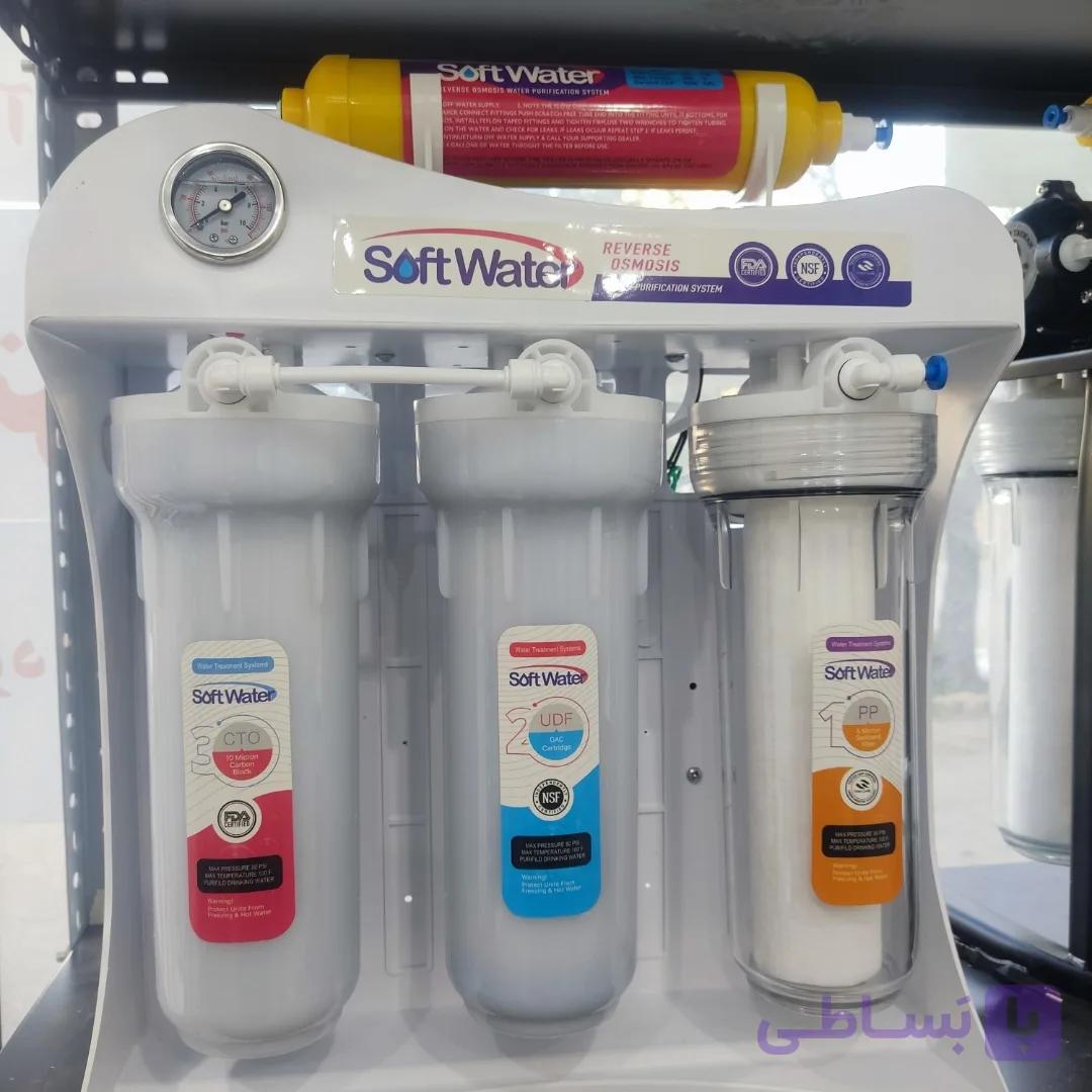 دستگاه تصفیه آب 6مرحله ایsoft water