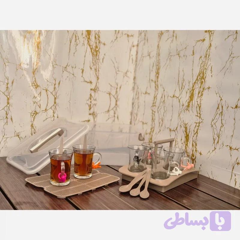 سرویس چایخوری 6 نفره مارک صدف