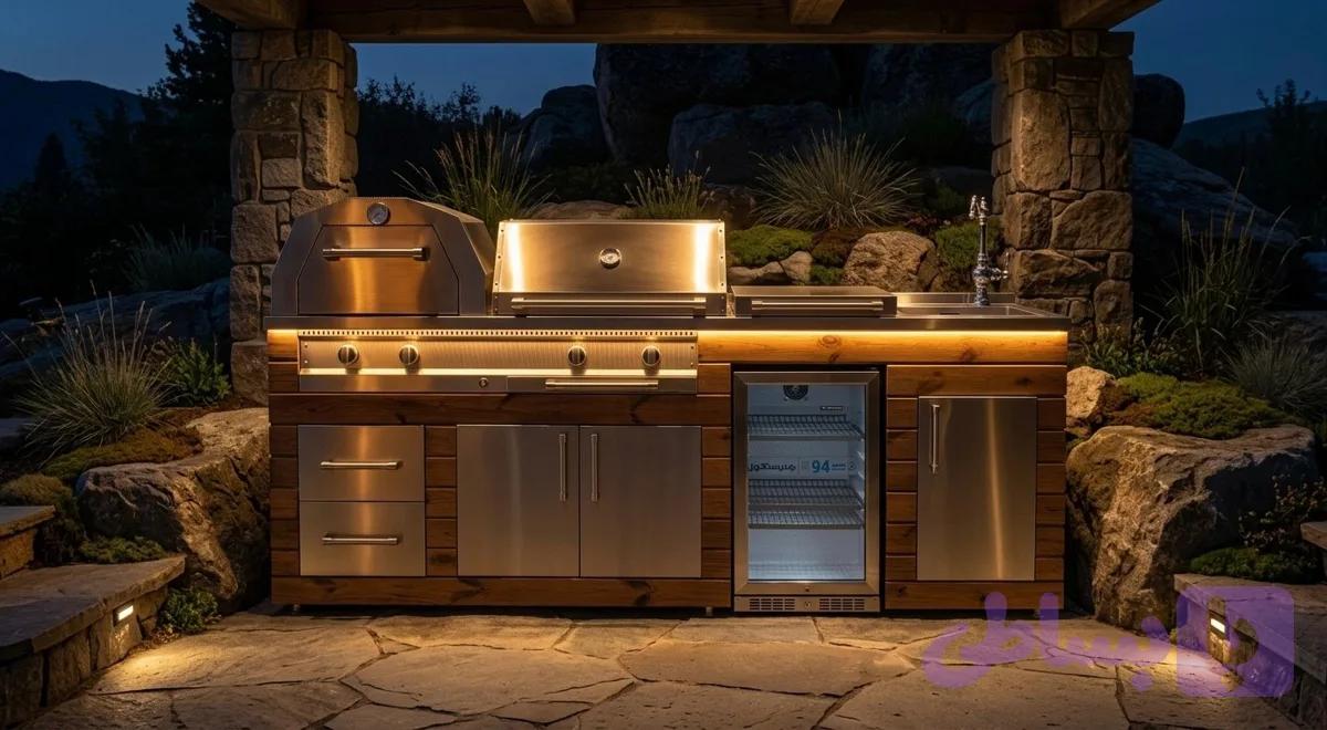 باربیکیو آیلند مدل 2.4 متری | Gas Barbecue Island Model 2.4 meters