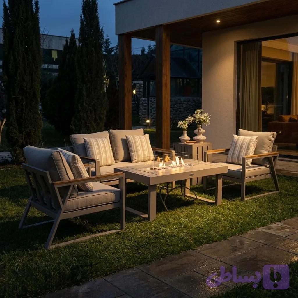 مبلمان فضای باز مدل نچرال