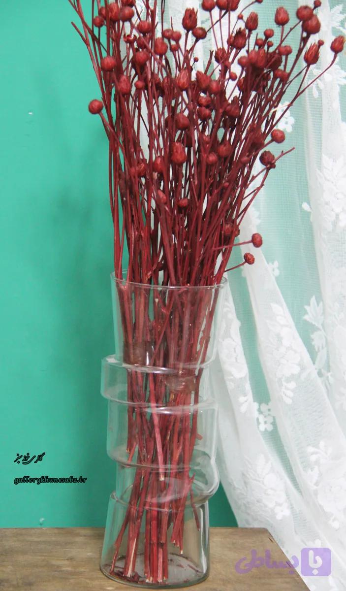 گلدان شیشه ای شفاف کد ۰۱۱