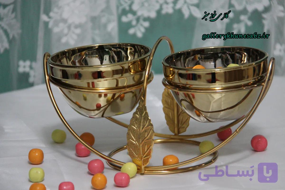 اردو خوری ۲ خونه طلایی آبکاری فورتیک درجه یک