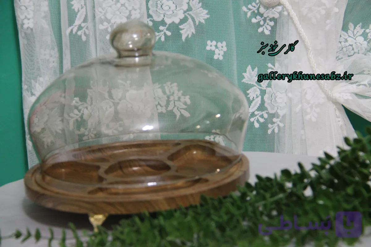 کاپ کیک و سینی مزه چوبی در پیرکس وارداتی