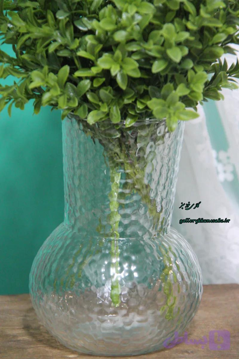 گلدان شیشه ای شفاف کد ۰۱۰