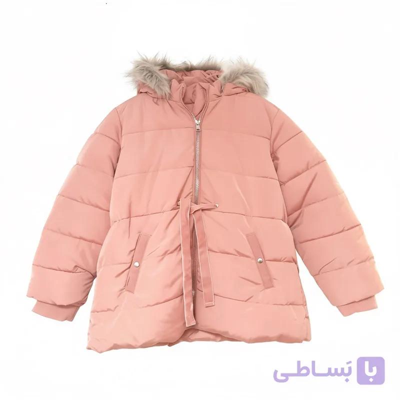کاپشن دخترانه کونیگلیو مدل کلاه دار (۸ سال)