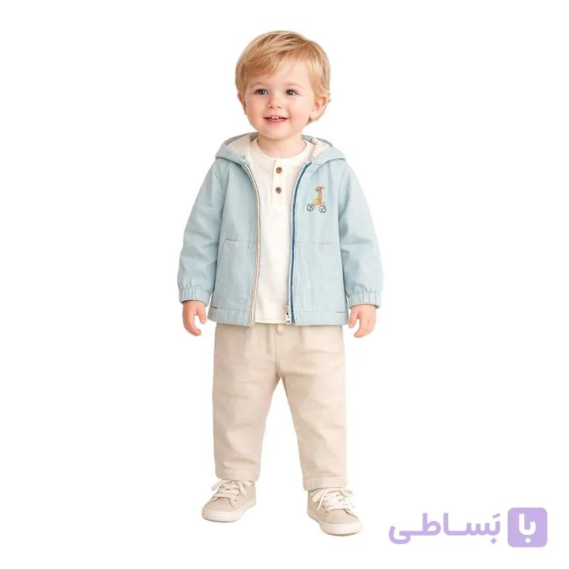 ست 3 تکه لباس پسرانه مدل ۲۰۱۹ کار ترک (۹ ماه تا ۱۲ ماه)