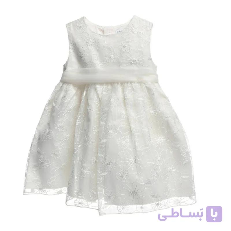 پیراهن بدون آستین یقه گرد دخترانه مایورال مدل ۱۹۴۸(۱ سال)