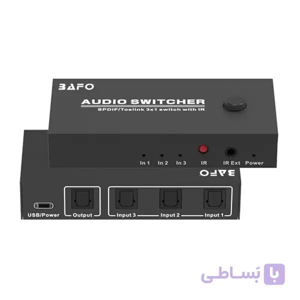 سوئیچ 3 پورت Audio بافو مدل BF-199 — تصویر 1