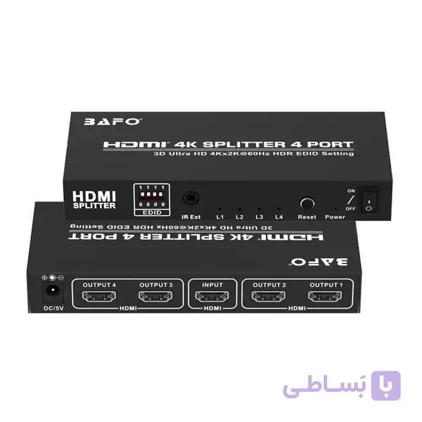 اسپلیتر 4 پورت HDMI بافو مدل BF-135 — تصویر 1