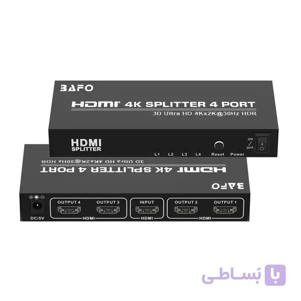 اسپلیتر 4 پورت HDMI بافو مدل BF-131 — تصویر 1