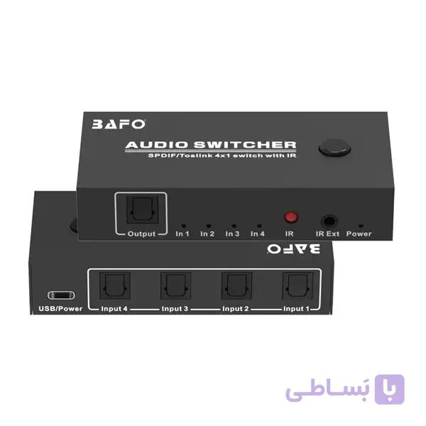 سوئیچ 4 پورت Audio بافو مدل BF-200 — تصویر 1