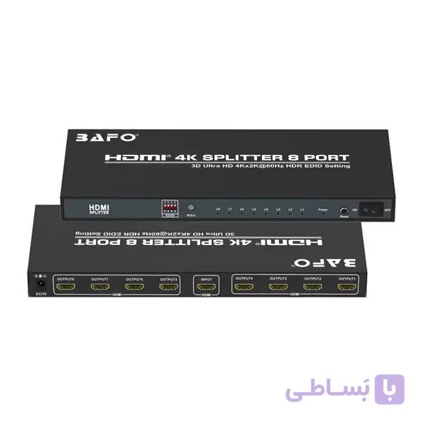 اسپلیتر 8 پورت HDMI بافو مدل BF-136 — تصویر 1
