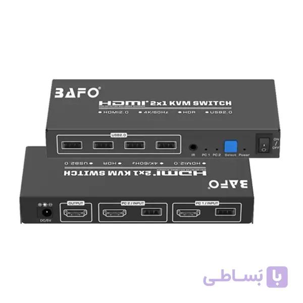 سوئیچ 5 پورت HDMI بافو مدل BF-185 — تصویر 1