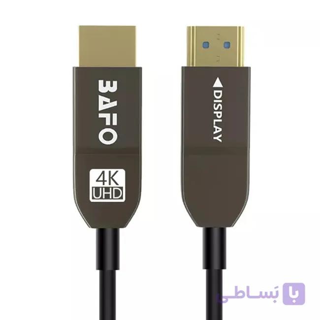 کابل HDMI فیبر نوری بافو مدل BF-4003 طول ۵۰ متری — تصویر 1