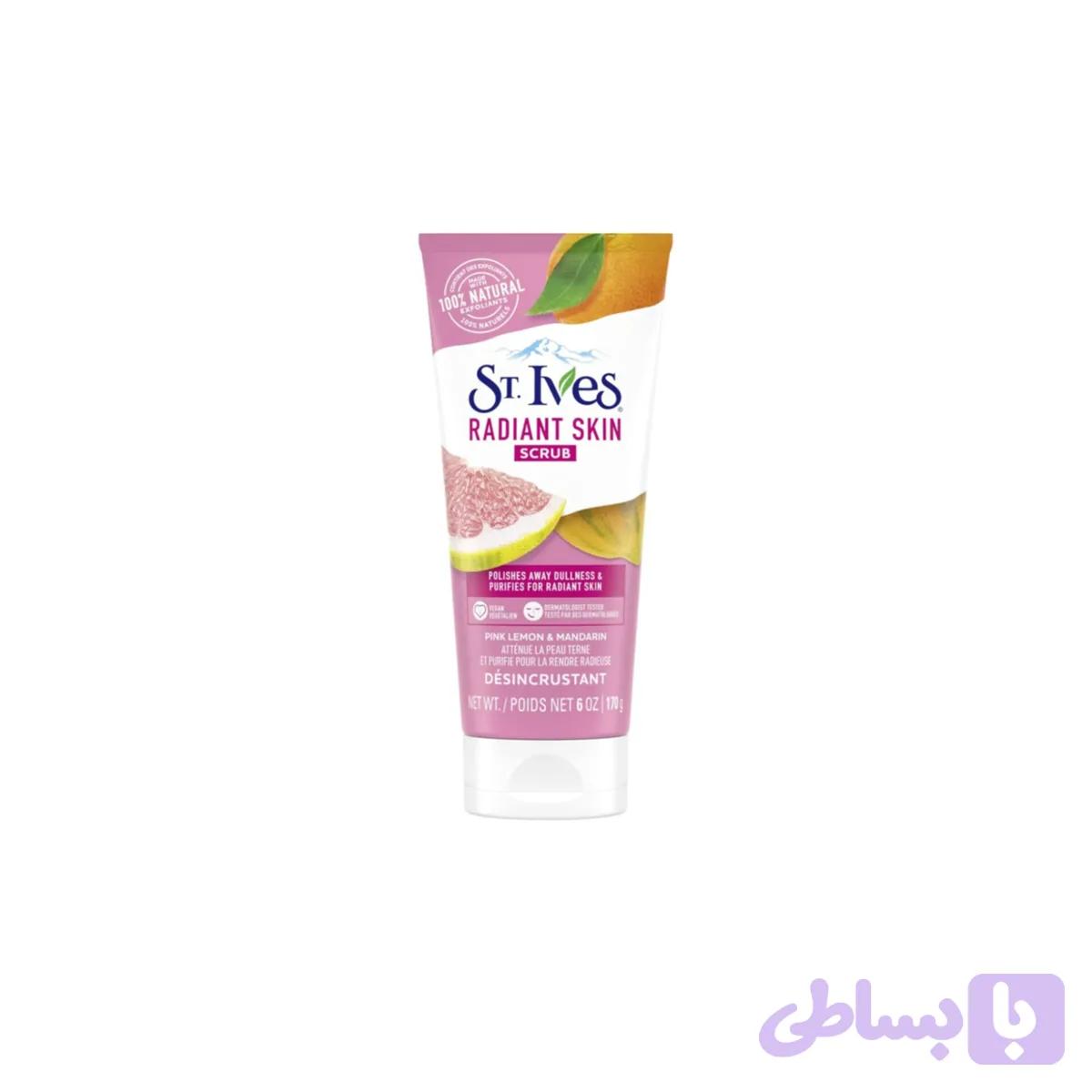 اسکراب سنت ایوز St. Ives مدل Radiant Skin با رایحه مرکباتی