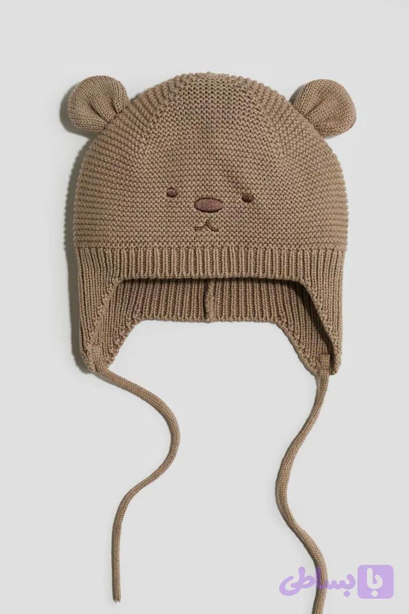 کلاه بافت خرسی h&m