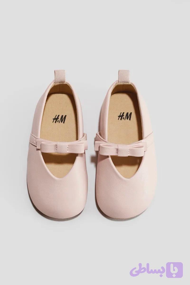 بالت پا‌پیونی چرمی h&m