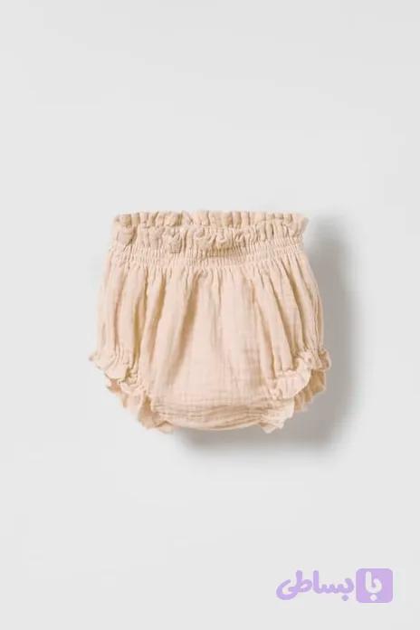 شورت نخی نوزادی zara