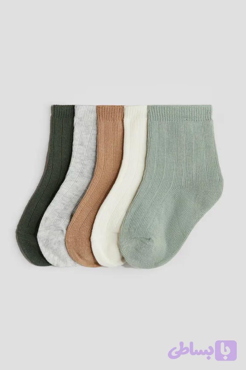 جوراب بچگانه h&m (کد QRM3U)