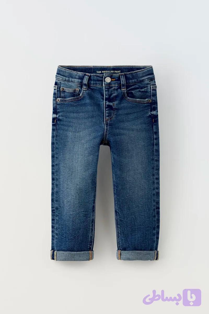 شلوار جین تیره اسکینی zara
