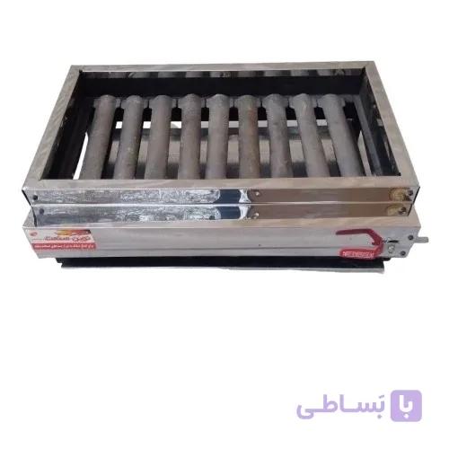منقل گازی کباب پز 9 شعله 60 سانت نوین صنعت
