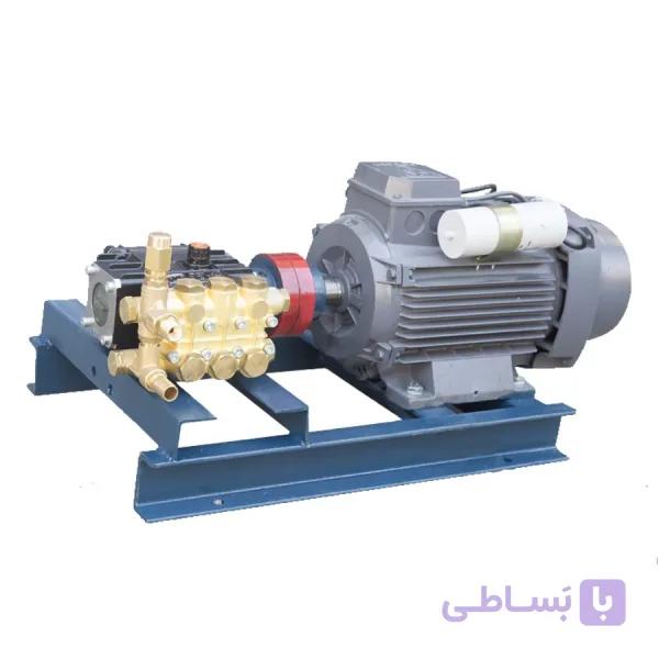 کارواش 110 بار برتولینی کوبله وشاسی ثابت با موتوژن تکفاز کامل