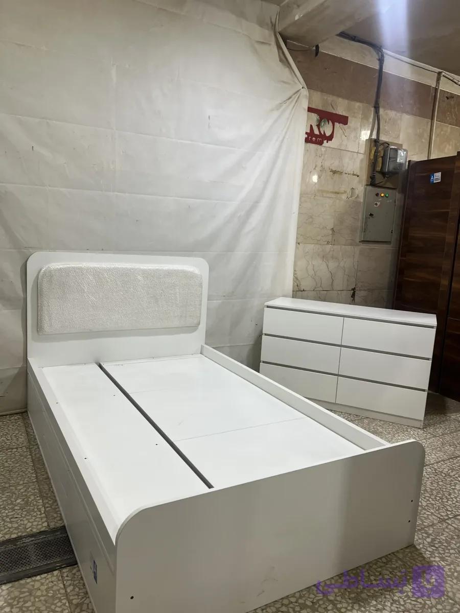 سرویس خواب MDF نوجوان دو نفره مدل تدی — تصویر 1