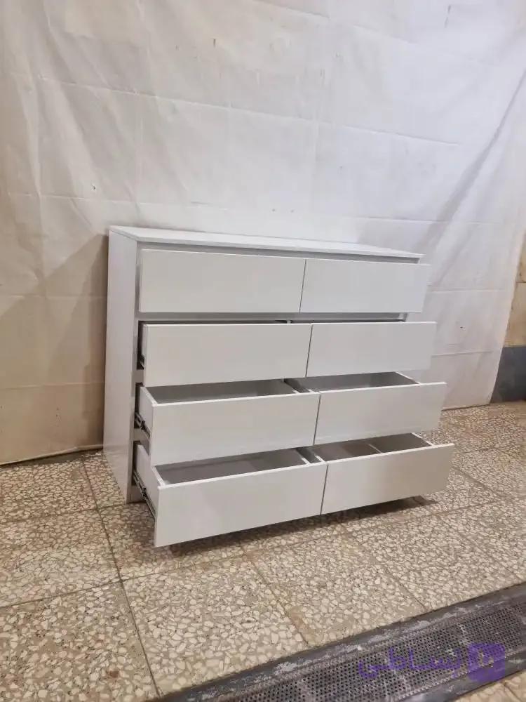 میز آرایش دراور 8 کشو MDF مدل آسایش — تصویر 1