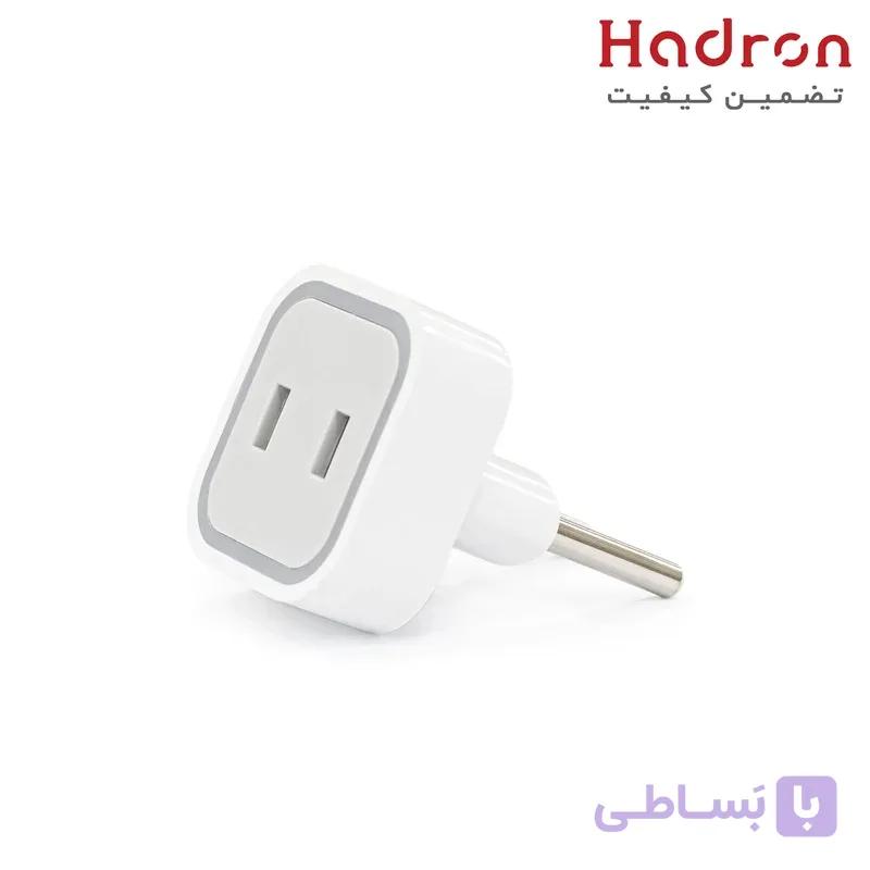 تبدیل دو به دو هادرون چراغ دار مدل A08-1 (گارانتی تعویض مادام‌العمر هادرون توان) رنگ سفید — تصویر 1