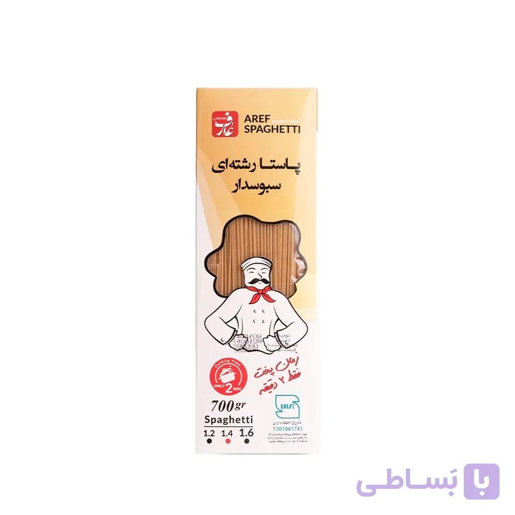 پاستا رشته ای سبوس دار عارف | 700 گرم — تصویر 1