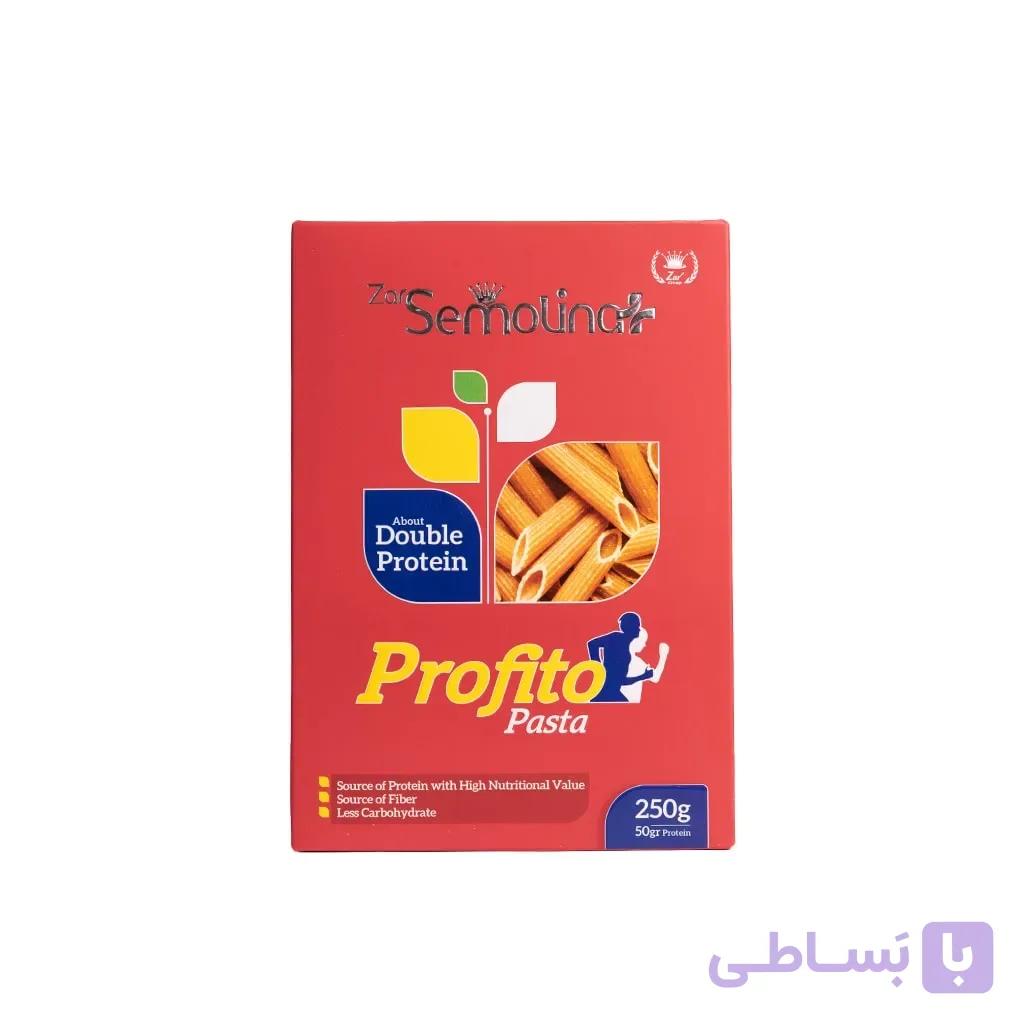 پاستا پنه پروفیتو (پاستا پروتئینه) زر ماکارون 250 گرم — تصویر 1