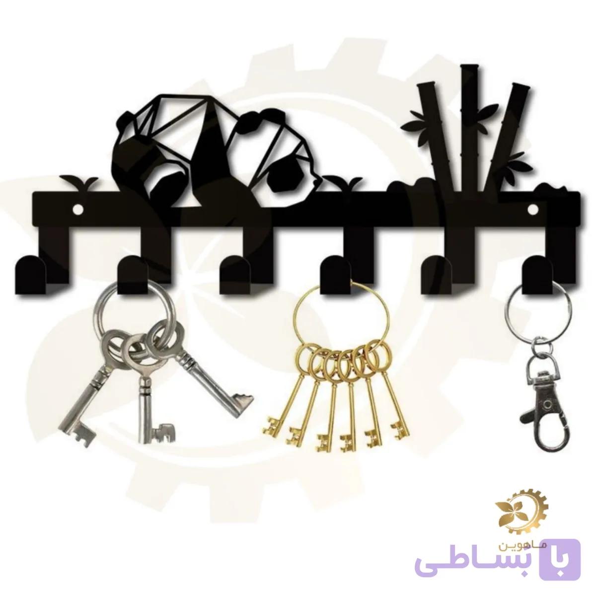 جاکلیدی فلزی طرح پنگوئن