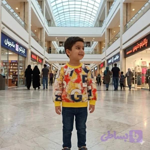 بلوز تک پسرانه حروف انگلیسی سایز 40 — تصویر 1
