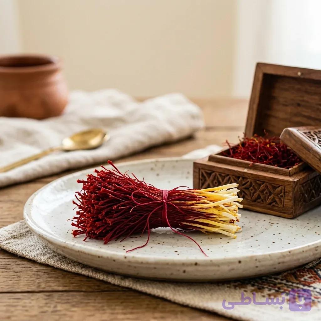 زعفران دخترپیچ (دسته‌پیچ) سنتی