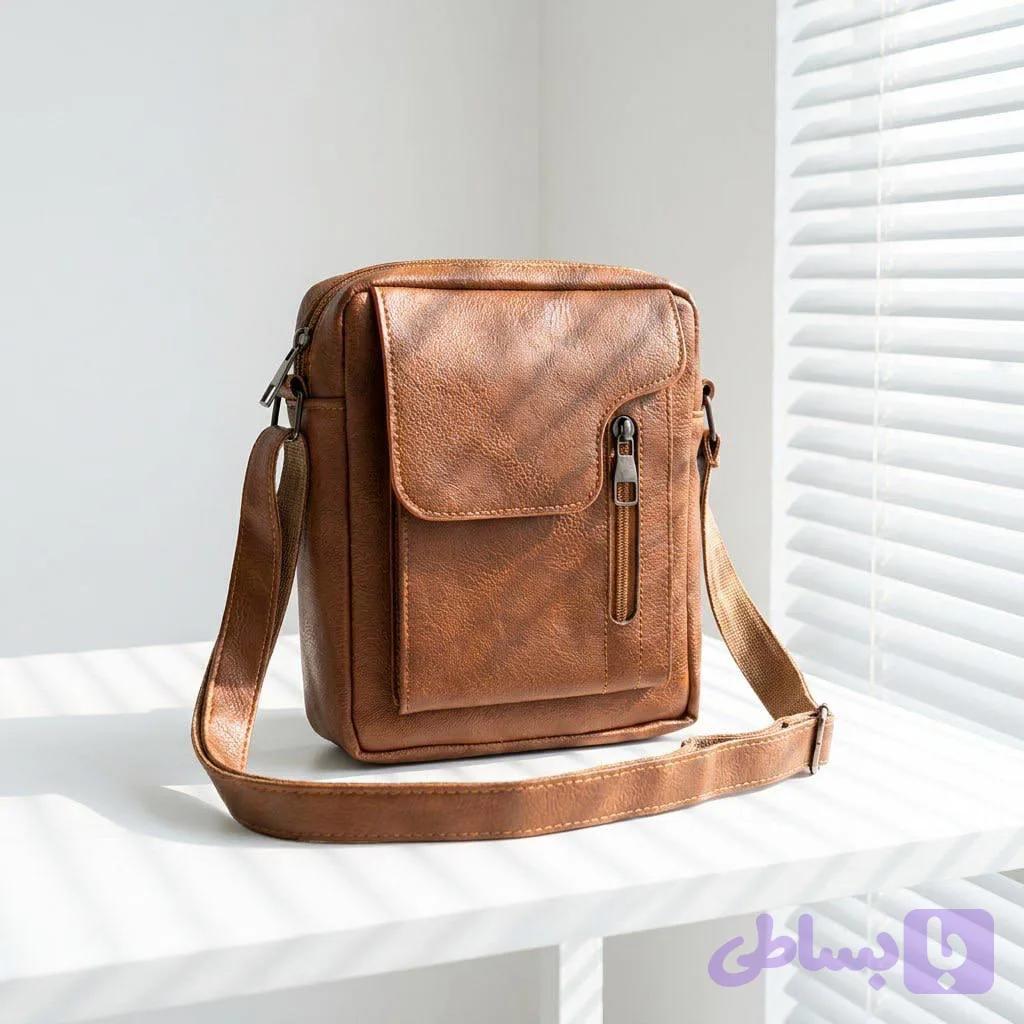کیف مردانه چرم مصنوعی اداری کد 7205