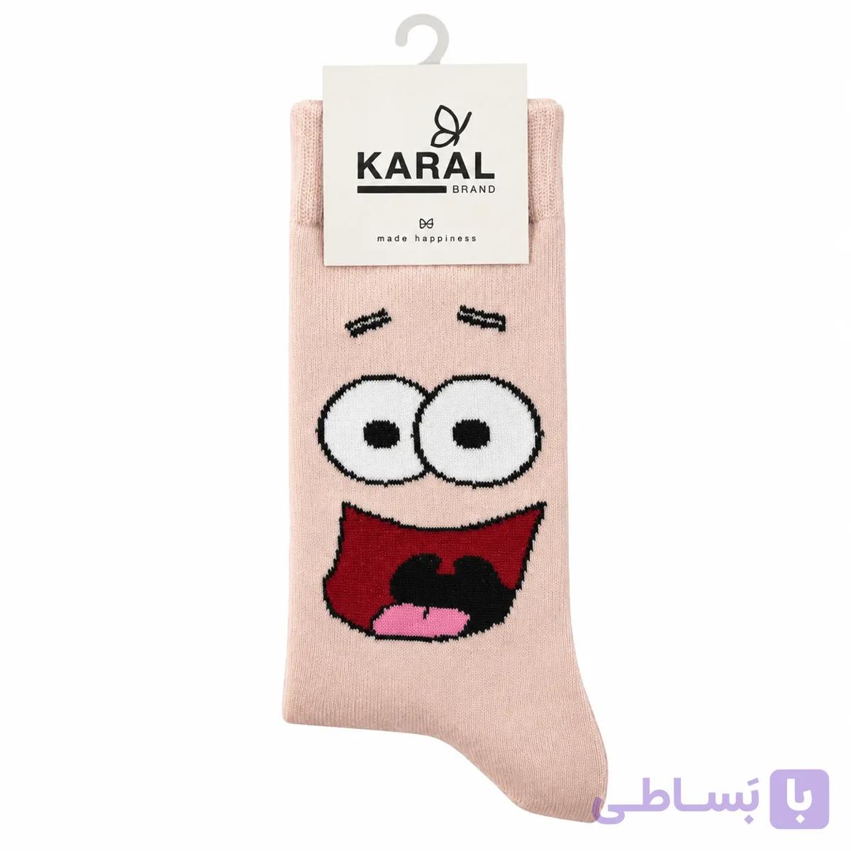 جوراب ساقدار فانتزی طرح پاتریک خندان — تصویر 1