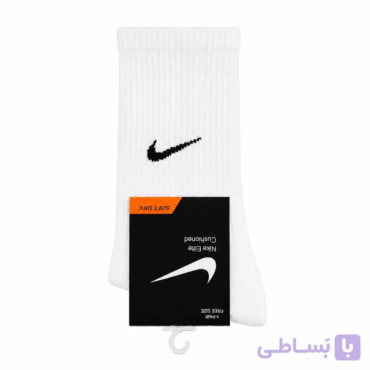 جوراب ساقدار اسپرت کش انگلیسی طرح نایک میکس 2 جفتی — تصویر 1