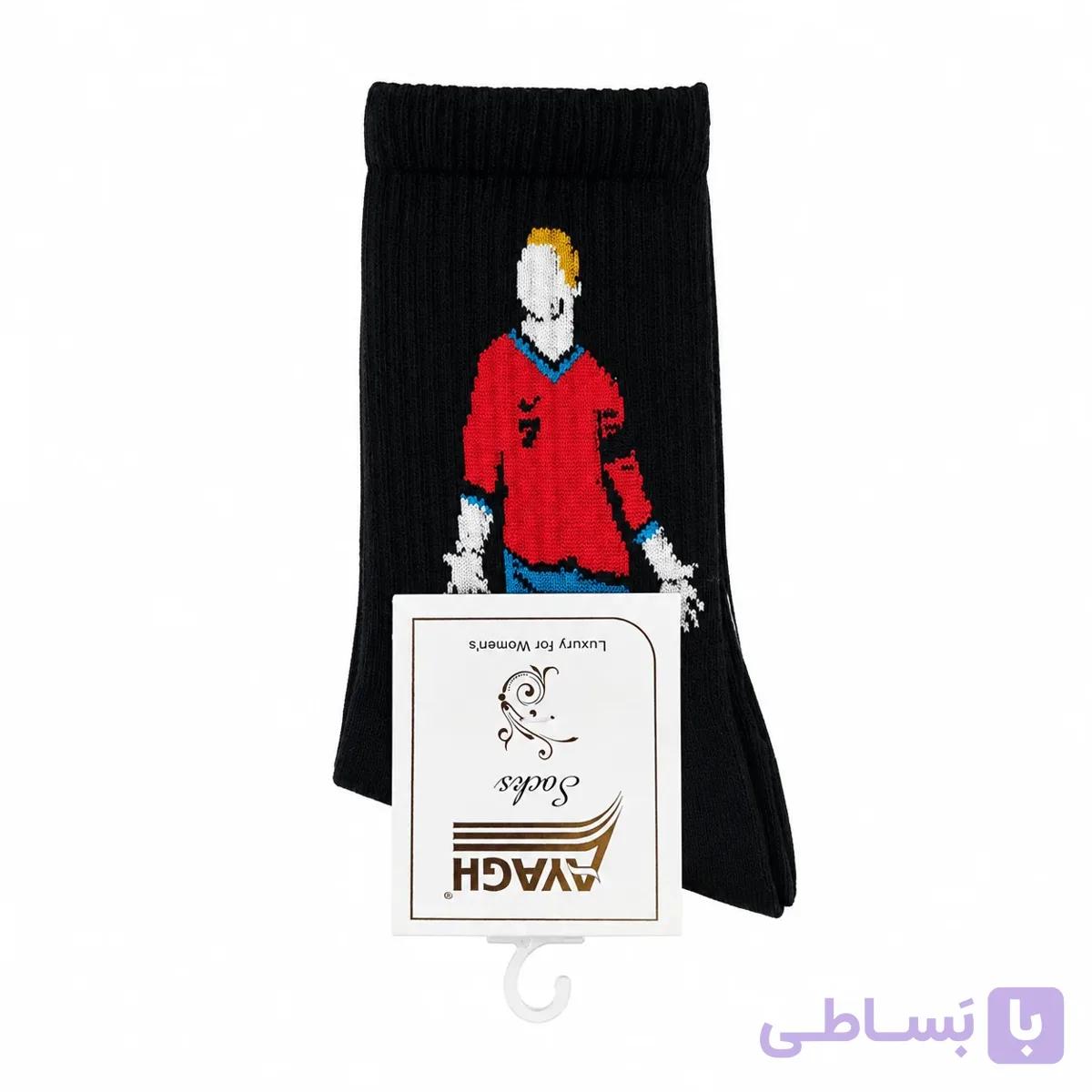جوراب ساقدار اسپرت کش انگلیسی طرح کریستیانو رونالدو پرتغال