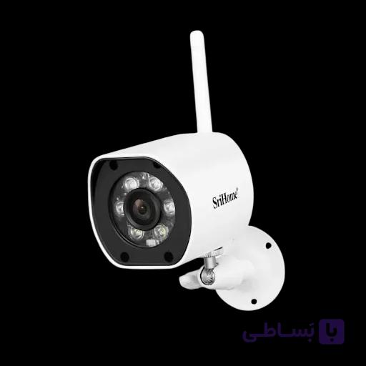 دوربین مداربسته تحت شبکه وایرلس سری‌هوم (SriHome) مدل SH034 کیفیت 5MP ، دید در شب رنگی بدنه فلزی دوسال گارانتی اصلی+ ۶ ماه خدمات رایگان