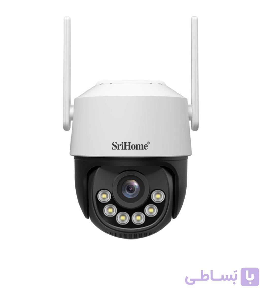 دوربین مداربسته تحت شبکه بیسیم سری هوم (SriHome) مدل SH072 (8MP) 4K دید در شب رنگی دوسال گارانتی اصلی+ ۶ ماه خدمات رایگان