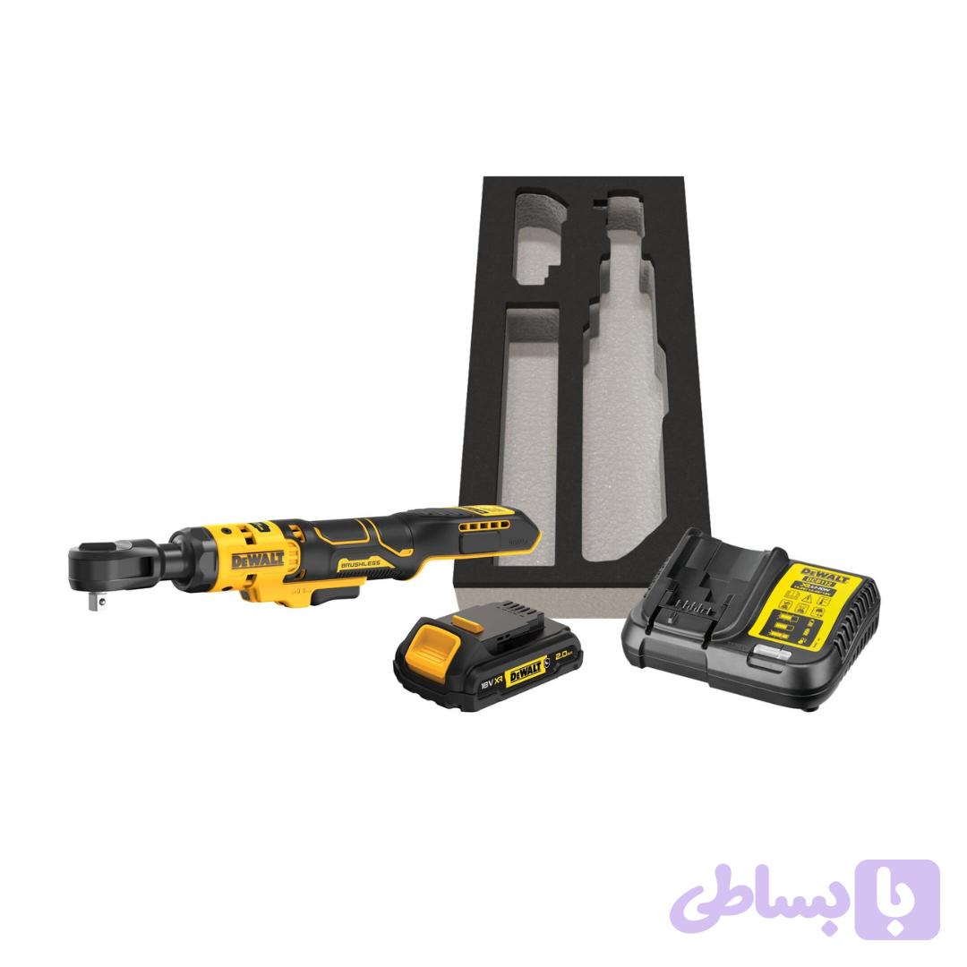 آچار جغجغه شارژی سایز ۳/۸ براشلس دیوالت مدل DCF513D1G-QW — تصویر 1