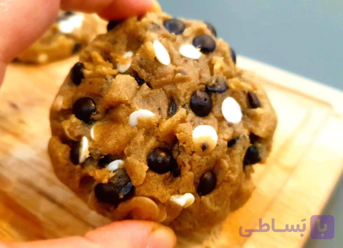 کوکی اسپرسو EspressoKiss کوکی قهوه با چیپس شکلات سفید و دارک