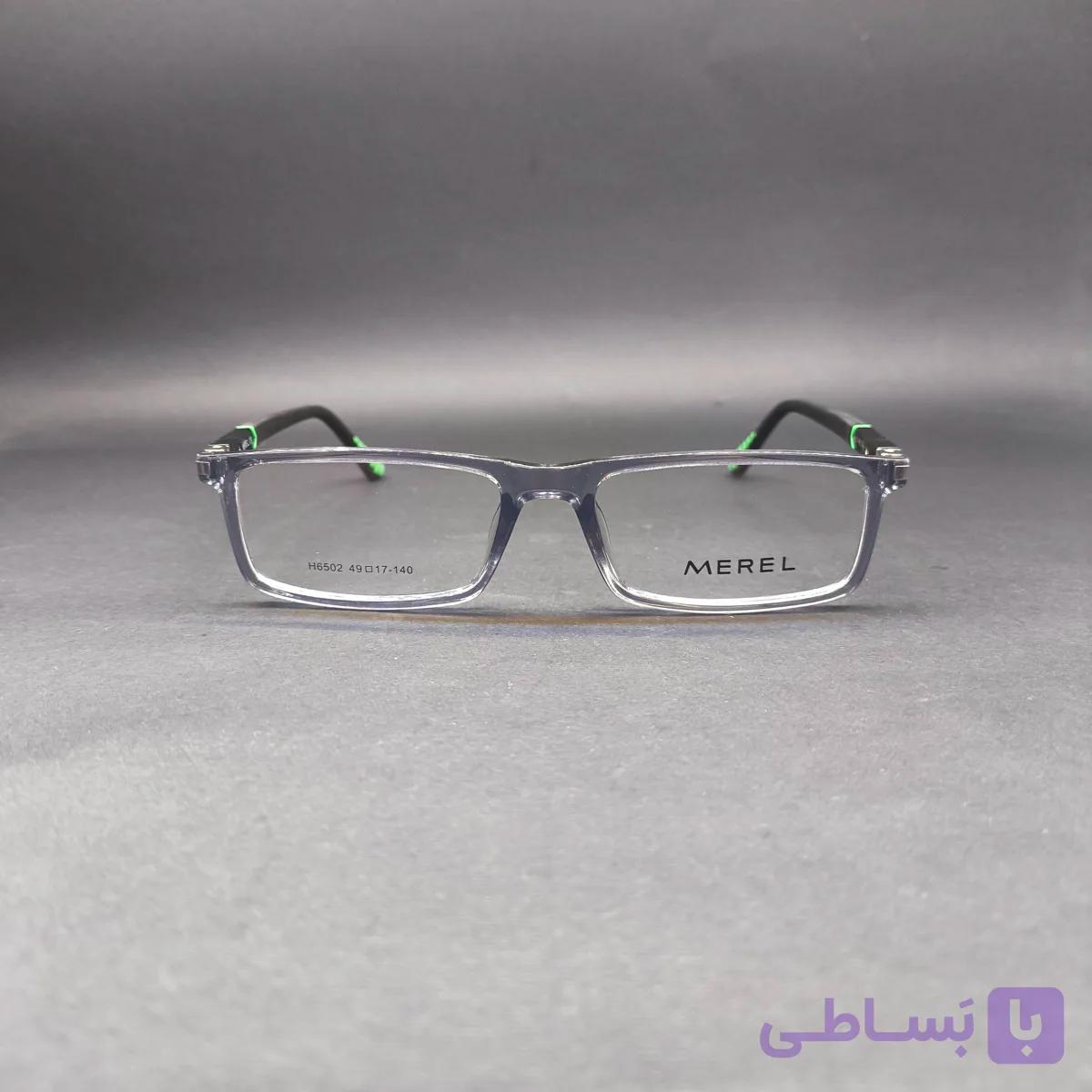 عینک طبی اسپرت کائوچو tr90 پایه ۱۸۰ مرل Merel مدل 6502
