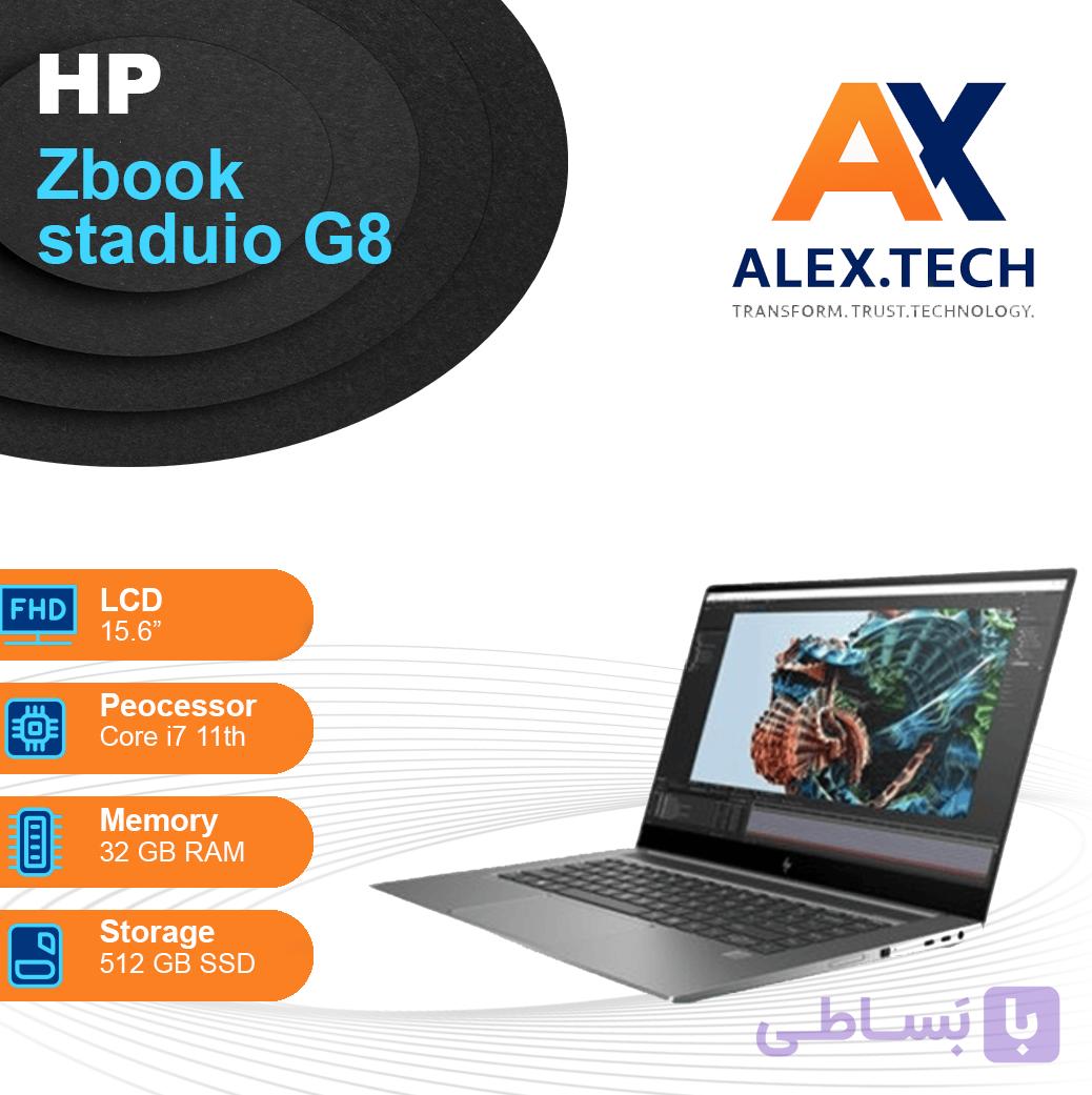 لپ تاپ استوک “HP Zbook studio G8|i7-11th|32|512|15.6